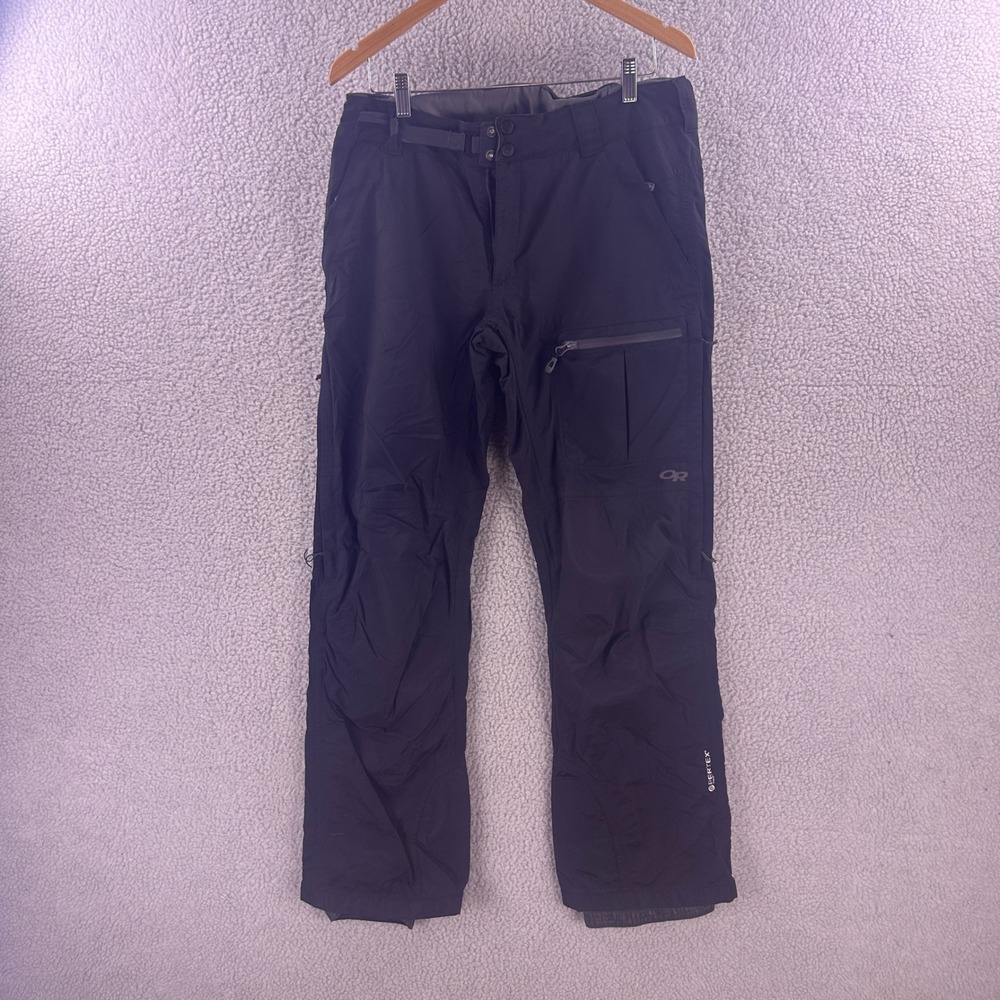 Outdoor Research Mens Pertex Shield Snow Pants Black Size Large Ski Snowboard